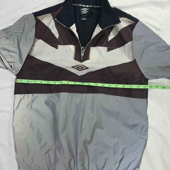 Umbro Premier Reflective Lightweight Quarter Zip Training Pullover Jacket. S - Picture 9 of 12
